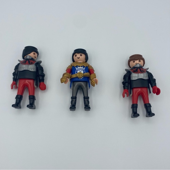 Geobra PlayMobil Medieval Lot Figures Accessories Vintage 1993 2002 2004 2010 - Picture 5 of 12
